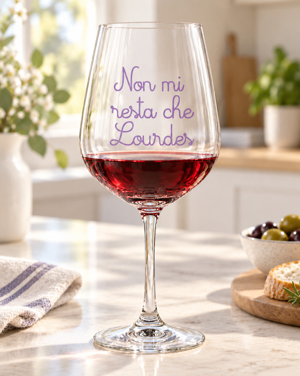 Calice personalizzato con frase e cofanetto regalo – regalo di compleanno per l'amica