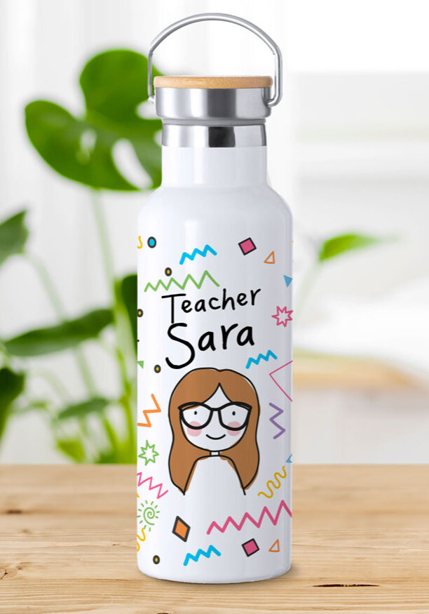 borraccia-personalizzata-ritratto-regalo-maestra-inglese