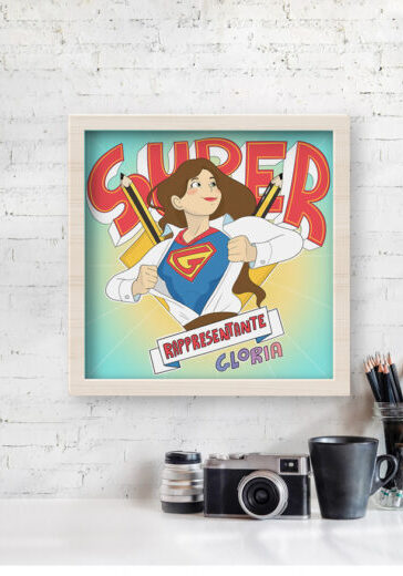 cornice-quadrata-illustrazione-rappresentant-personalizzabile