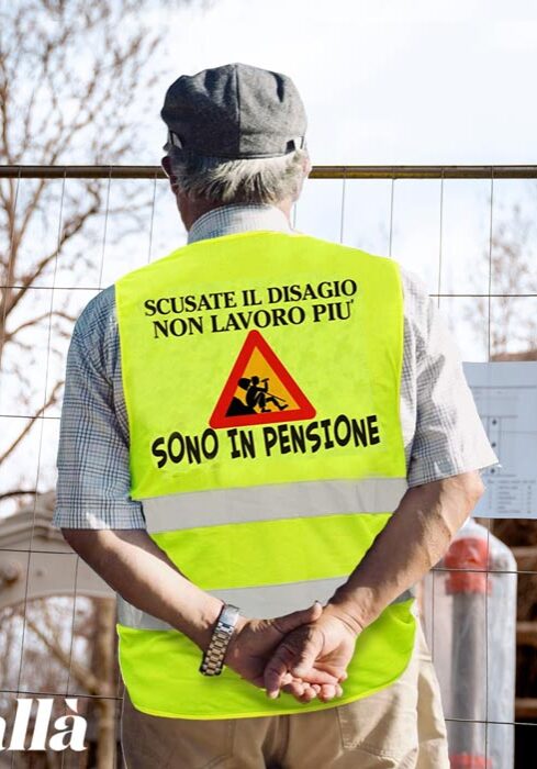 Gilet Pensione Regalo Simpatico Umarell Cantiere Scusate Disagio