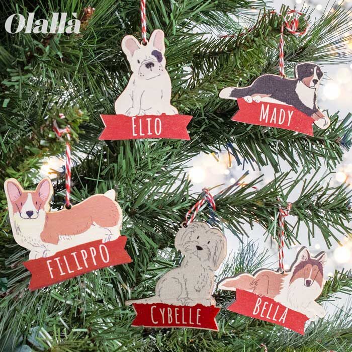 Palline Natale Forma Cane Gatto Personalizzabili3 1