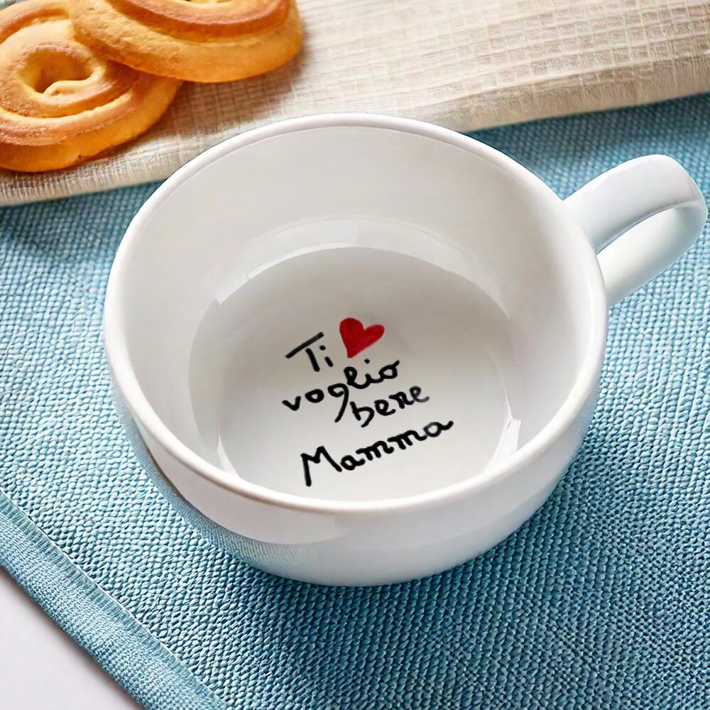 Tazzina Caffe Personalizzata Artigianale Regalo Festa Mamma 1